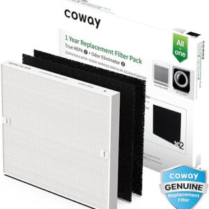 Coway Airmega AP-1512HH Air Purifier Replacement Filter Set, 1 Count (Pack of 1), White