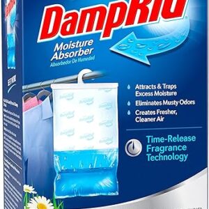 DampRid Fresh Scent Hanging Moisture Absorber, 1 Pound (Pack of 3) - Eliminates Musty Odors for Fresher, Cleaner Air, Ideal for Closet, 14% More...