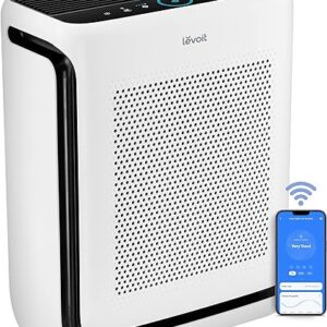 LEVOIT Air Purifiers for Home Large Room Up to 1800 Ft² in 1 Hr with Washable Filters, Air Quality Monitor, Smart WiFi, HEPA Sleep Mode for...