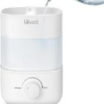 LEVOIT Top Fill Humidifiers for Bedroom, 2.5L Tank for Large Room, Easy to Fill & Clean, 28dB Quiet Cool Mist Air Humidifier for Home Baby Nursery...