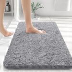 OLANLY Bathroom Rugs 30x20, Extra Soft Absorbent Chenille Bath Rugs, Non-Slip, Dry Quickly, Machine Washable, Bath Mats for Bathroom Floor, Tub and...